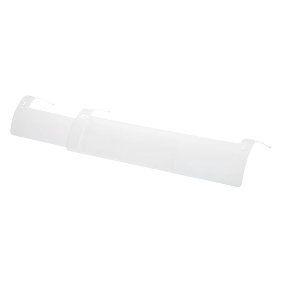 Uxcell 460x780mm Deflector de Aire Acondicionado Ajustable Baffle Telescópico Blanco