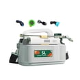 thumbnail image 3 of Pulverizador de jardín eléctrico portátil de 5 l, práctico y versátil con mango, dispensador agrícola, pulverizador de agua para riego de huertos. Blanco, 3 of 9