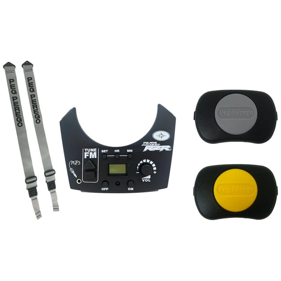 Peg Perego Radio Polaris RZR FM, Ceinture de Sécurité et Klaxon Ensemble