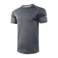 thumbnail image 5 of Krdevn Mens Shirts - Men's Athletic Performance T Shirt for Summer Wear Comfortable Round Neck Sports Shirt for Running and Fitness,Mens Fall Shirts,Color:Dark Gray,Size:XXL, 5 of 5