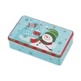 thumbnail image 3 of AMLESO Christmas Tin Box Gift Box Cute Case for Christmas Party Favor Holiday Snowman, 3 of 8