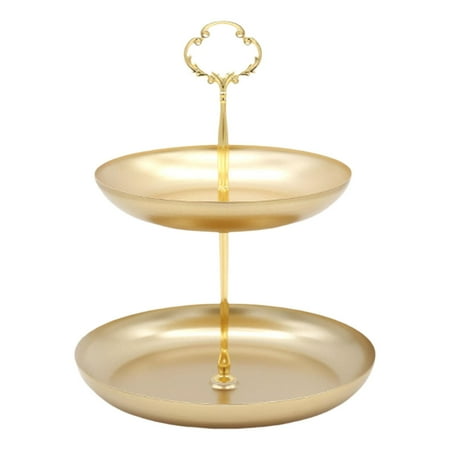

2 Layer Cupcake Stand Pastry Holder Table Organizer Fruit Holder Fruit Tray Dessert Cake Display Holder for Restaurant Kitchen Countertop