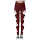 thumbnail image 4 of MKLEKYY Leggings para mujer, leggings para hacer ejercicio, leggings con estampado navideño, pantalones con bloques de color, leggings suaves y elásticos. 1670, 4 of 4
