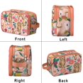 thumbnail image 2 of Toiletries Bag,Dogs with Flowers Mens Womens Toiletry Bag Bathroom Bag,Waterproof Toiletry Travel Bag Dopp Kit Shaving Bag 11x6.3x5.1 Inch, 2 of 5