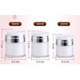 thumbnail image 2 of Moisturizer Container, Vacuum Moisturizer Jar, Empty Acrylic Makeup Cosmetic Jar Containers with Pump, Refillable Travel Cream Jar Vacuum Bottle, Portable Cosmetic Container, 2 of 11