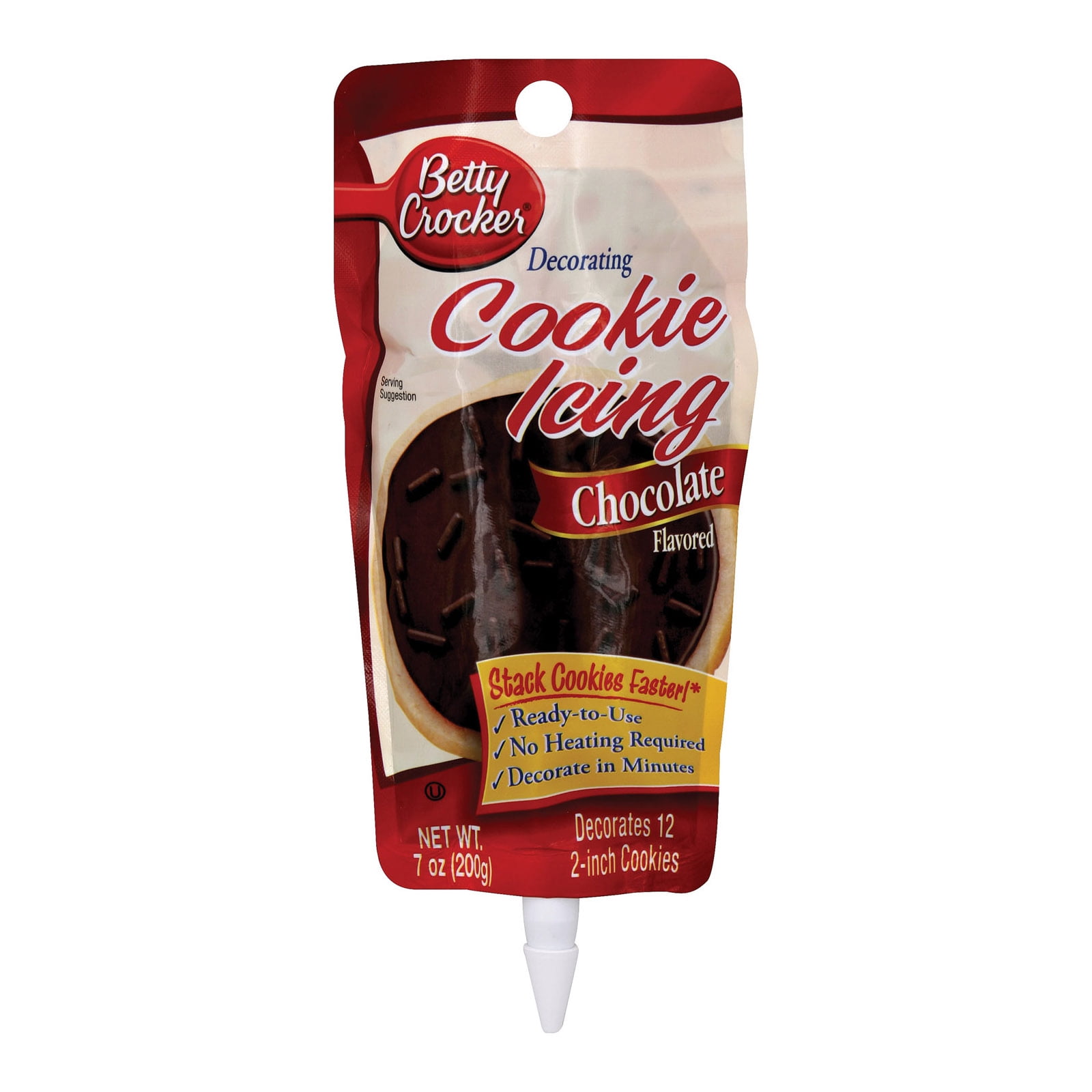 Betty Crocker Cookie Decorating Icing Chocolate Case of 6 7 oz