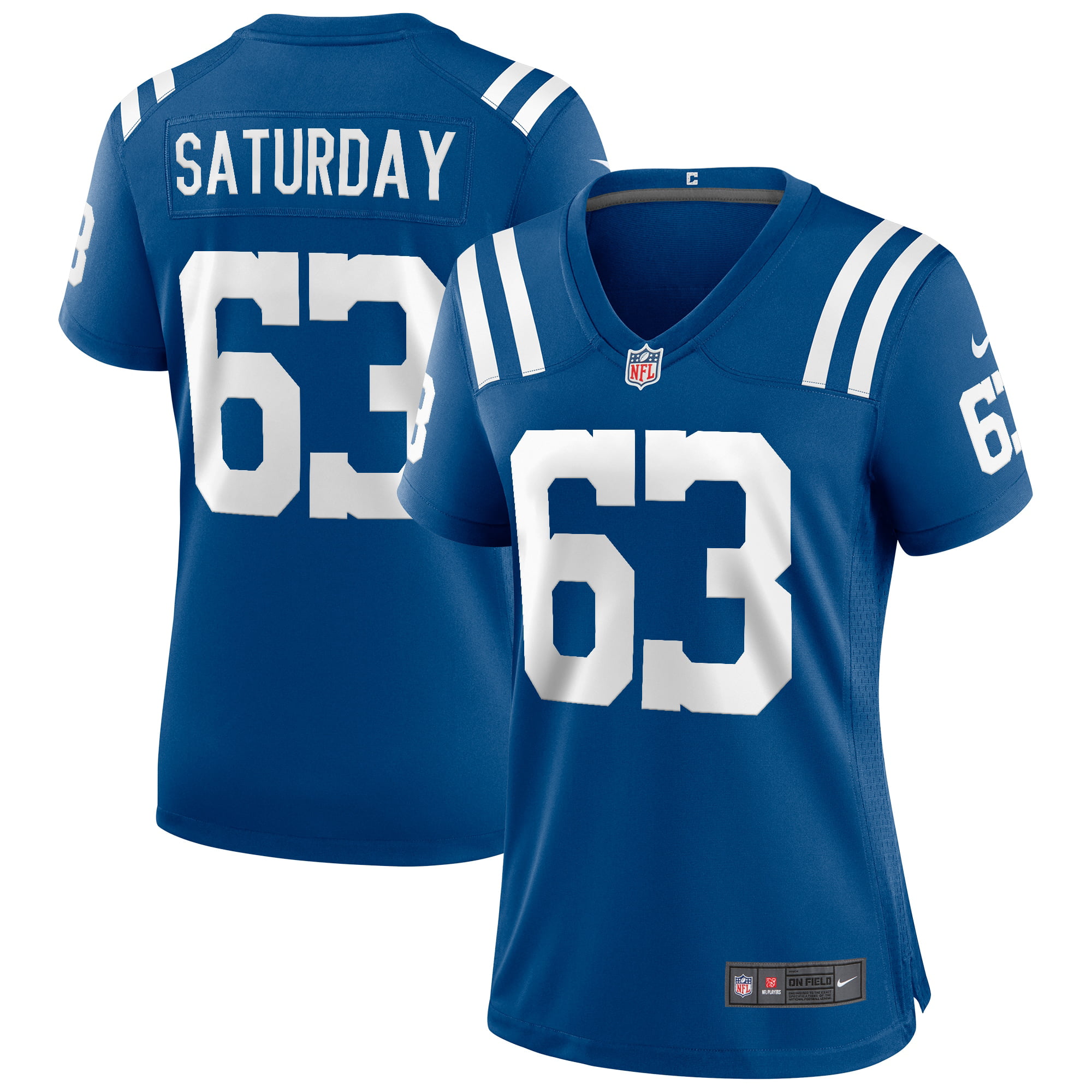Jeff Saturday Indianapolis Colts Nike Women's Game Retired Player Jersey - Royal - Walmart.com