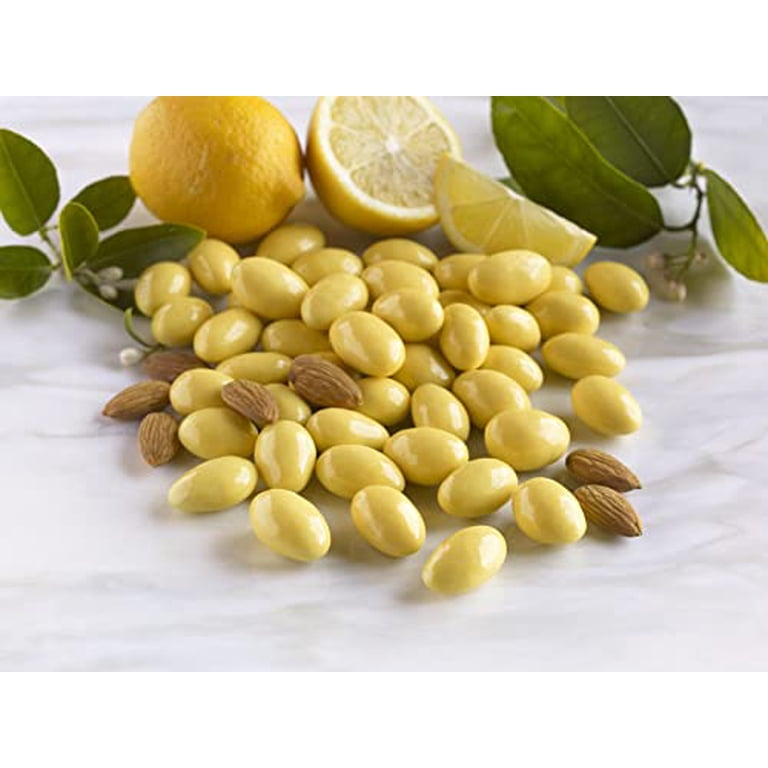 Sconza, Lemoncello Almonds, 24 Ounce, Roasted with White Chocolate