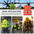 thumbnail image 7 of Uxcell High Visibility Reflective Safety Vest, Class 2 Construction Work Vest Smooth Zipper Front for Construction Safety Use Orange, 7 of 7