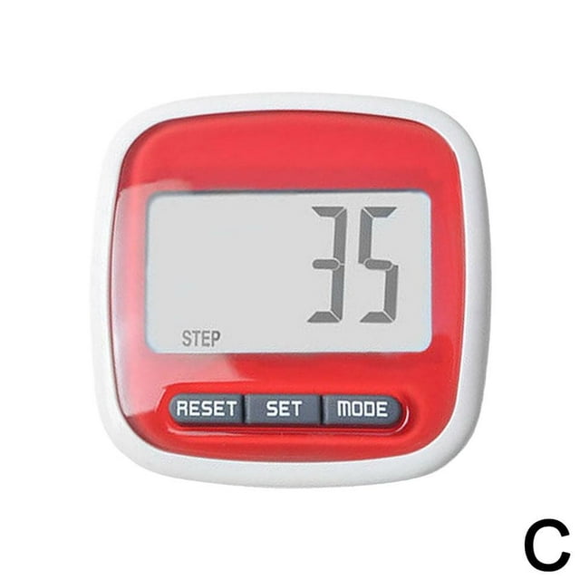 Digital Pedometer For Walking Step Counter with Clip For Elderly Large