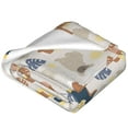 thumbnail image 2 of Salouo Dogs Print Bed Blankets,Flannel Blanket Comfortable Air Conditioning Blanket Lightweight Blanket for Sofa Bed Travel & Couch -40"x30", 2 of 8