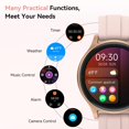thumbnail image 3 of Smart Watches for Women (2 Bands), 1.27" Stylish Fitness Watch for Android iPhone with Bluetooth Calls (Make/Answer), AI Voice Command, Heart Rate/SpO2/Sl, 3 of 8
