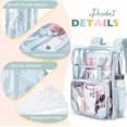 thumbnail image 2 of DAKIMOE Clear Backpack for School Stadium Bookbag Transparent Book Bag Large 17'', 2 of 6
