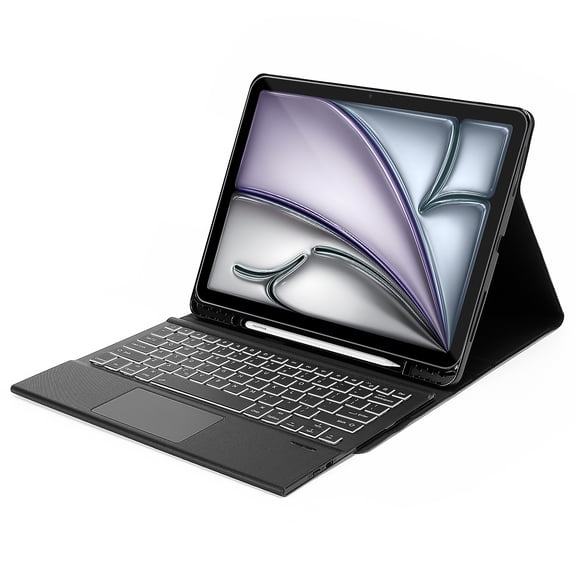 SaharaCase Navigate Series Keyboard Case for iPad Air 11" (M3/M2) Scorpion Black (TB00425)