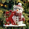 thumbnail image 6 of YardVibe 26 Letter Ornaments for Christmas Tree Decoration, Personalized Hanging Pendant,Snowman Xmas Alphabet for Christmas Initial Ornament,DIY Craft Ornaments,Original Gifts for Family Friends (K), 6 of 9