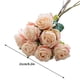 thumbnail image 3 of 7 Head Rose Simulation Flowers European-style Antique Burnt Edges Rose Living Room Table Decoration Wedding Bouquet, 3 of 8