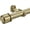 Antique Bronze, variant on 1 1/8 Inch Diameter Heavy Duty Telescoping Curtain Rods 36-72 Inches with Adjustable Aluminum Brackets and Solid End Caps, Brushed Nickel Finish