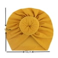 thumbnail image 2 of Wdgfv Baby Hats Baby Girls Turban Hat Toddler Kid Hat Big Hair Bow Top Knot Head Wrap, 2 of 3