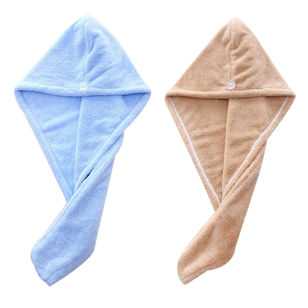 2 Pack Hair Towel Wrap, Hair Turbans for Wet Hair, Drying Hair Wrap