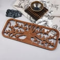thumbnail image 5 of Hanging Flower Dryer Rack Flower and Herb Drying Rack Dried Flower Wall Hanging Wooden Hanging Herb Dryer Rack with 11PCS Hooks and 2PCS Screws for Wall Decor, 5 of 7