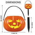 thumbnail image 3 of Wovilon Halloween Party Decorations, Solar Pumpkin Street Lantern Halloween Outdoor Decoration, Halloween Pumpkin Marker Light, Pumpkin Lantern Garden Courtyard Tree Courtyard Party Decoration, 3 of 5