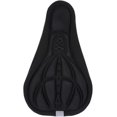 thumbnail image 1 of Fit Bicycle Seat Cover Bicycle Silicone 3D Gel Saddle Pad Padded Soft Comfort EVA Anti-Friction Seat Cover Cycling Parts (Color: Black), 1 of 2