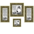 thumbnail image 4 of Picture Frame Set, 4 Piece Customizable Gallery Multi pack, 1-8x8, 1-4x4, 2-4x10, for Tabletop or Wall Display, 4 of 6