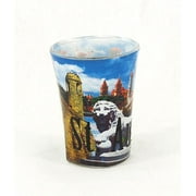 Americaware SGSTA02 St. Augustine Full Color Etched Shot Glass by Americaware