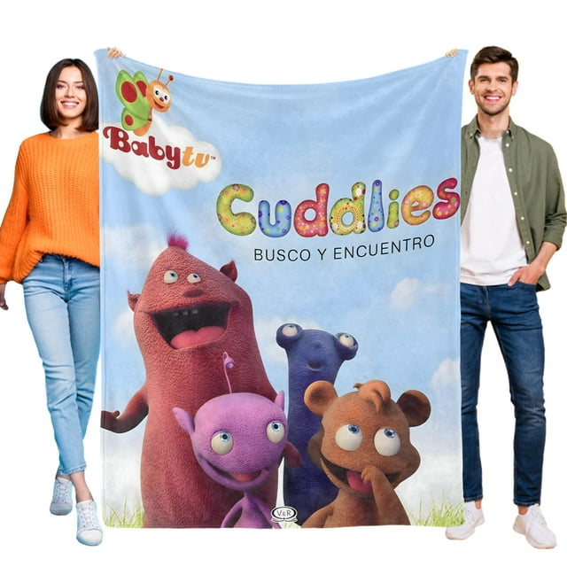 The Cuddlies anti-pilling, suave, ligera, esponjosa y acogedora de lujo para hogar y cocina – Perfecta para niños y adultos,120X80cm