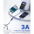 thumbnail image 2 of Aioneus 3 En 1 Cable Rápida Cargador Para Micro Tipoc iPhone, 2 of 8