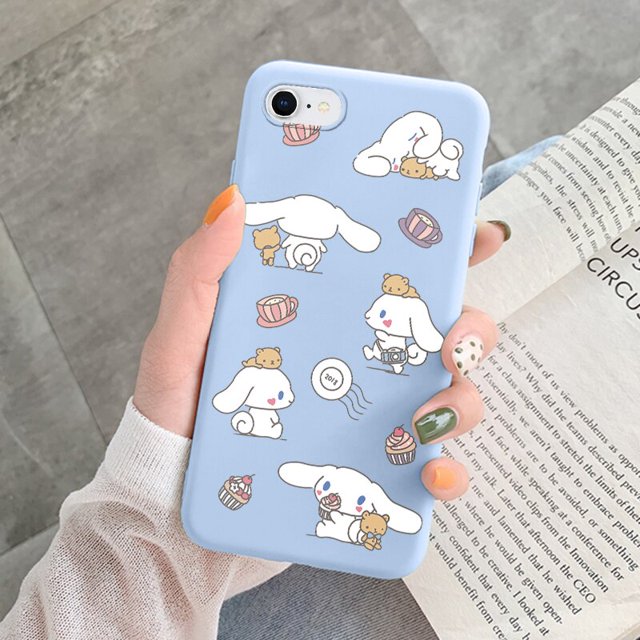 Funda de silicona suave para iphone, carcasa con diseño de Kuromi Melody, Sanrio, para iphone 7, 8 Plus, SE 2020, SE2020 Fivean unisex