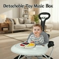 thumbnail image 3 of YYUAN 5-in-1 Baby Walker for Boys and Girls, Adjustable Infant Walkers with Wheels, Black, 3 of 9