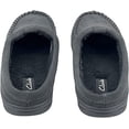 thumbnail image 2 of Clarks Men's Open Back Suede Sherpa Lined Clog Slippers, BLM19021 Indoor/Outdoor Slip-Ons (Grey Open Back, 11), 2 of 2