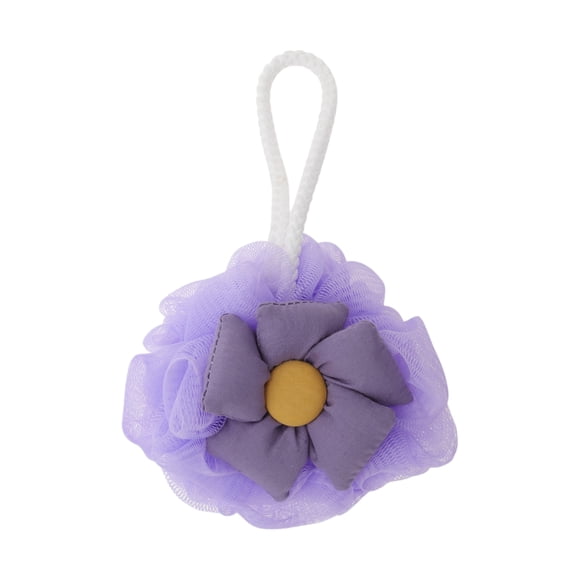 Esponja de loofah para baño de girasoles de 1 pieza de Unique Bargains, púrpura