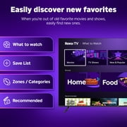 Roku Streamer- HD Roku Streaming Device for TV with Voice Remote - Free & Live TV