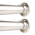 thumbnail image 3 of 1.5" Adjustable Closet Rod 28-48 inch and Socket Set - Satin Nickel, 3 of 5