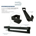 thumbnail image 3 of Transolid K-J20-SSC-MB Shower Shelf Kit 20-in Jocelyn Grab Bar Shelf and 2 Corner shelves, Matte Black, 3 of 5