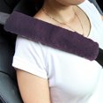 thumbnail image 4 of Protector de hombro del cinturón de seguridad de la cubierta del cinturón de seguridad del coche de lana de imitación de invierno, 4 of 5