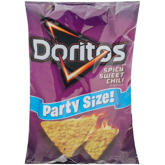 Doritos Tortilla Chips, Spicy Sweet Chili Flavored, Party Size!