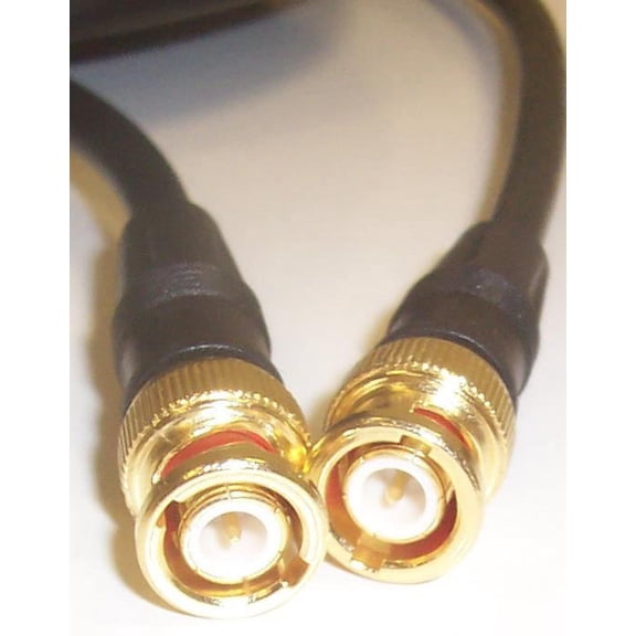 PRO SIGNAL - BNC Male to BNC Male RG59/U Coaxial Lead, 10m 75 Ohm Gold