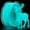 Blue-green, variant on Glow in The Dark PLA+3D Printer Filament, PLA+Filament 1.75 mm, Stronger Lighting Effect, Glow Filament Multicolor for Most 3D Printers, 4 Spools 250g Each - Green, Blue, Blue-Green, Rainbow