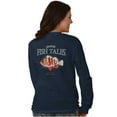 thumbnail image 3 of Gill McFinn Tiger Rockfish Fishing Plus Size Long Sleeve Graphic Tee Shirt Brisco Brands 2X, 3 of 5