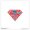 Unframed Version, variant on Gallery Pops DC Comics Superman - S-Shield Logo Red White Blue Wall Art, Unframed Version, 12" x 12"