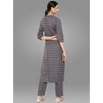 thumbnail image 6 of Janasya Women's Multicolor Moss Motifs Pant Set, 6 of 7