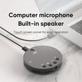 thumbnail image 2 of Haut-parleur de Conférence USB de Bureau BT Microphone 360° Omnidirectionnel Condenseur Plug & Play PC Ordinateur Micro avec, 2 of 7