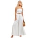 thumbnail image 5 of Qarigey Pantalones de moda de verano para mujer: pantalones de estilo fino, frescos y elegantes, moda de mujer, blanco L 1 Type2 NO2, 5 of 6