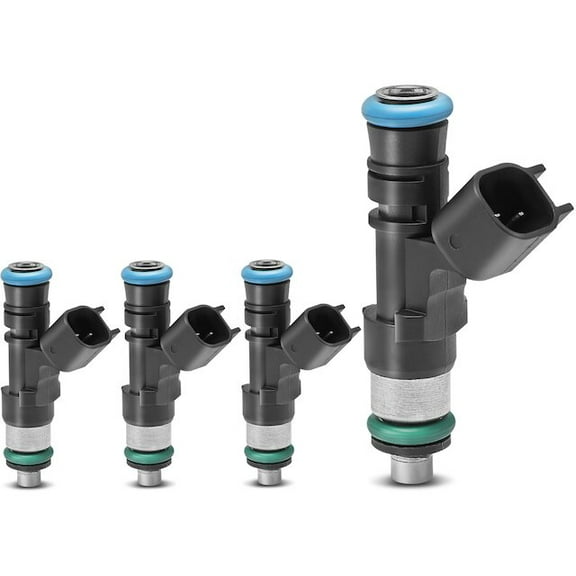 Fuel Injector Set 4 - Compatible with 2012 - 2015 Fiat 500 2013 2014