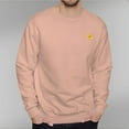thumbnail image 5 of Men's 100% Cotton Off Shoulder Crew Neck Casual Sweatshirt-Smiley face pattern, 5 of 15
