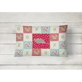 thumbnail image 2 of Carolines Treasures CK5450PW1216 Grey Domestic Mouse Love Canvas Fabric Decorative Pillow, Red, 12H x16W, multicolor, 2 of 3
