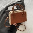 thumbnail image 4 of Bolso de hombro casual de moda | Versátil bolso y bandolera para mujer – Correa ajustable | Cuero PU | Diseño elegante y ligero – Compatible con teléfono, billetera, gafas de sol | Café/Marrón/Rojo, 4 of 6